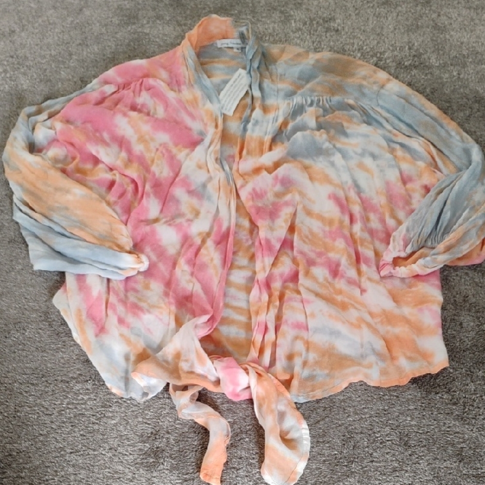 Young Fabulous & Broke Carmen Tie Dye Beach Wrap